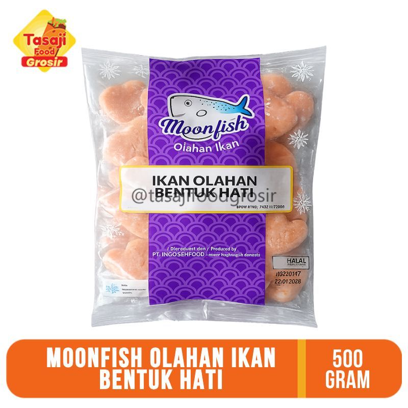 Moonfish Olahan Ikan Bentuk Hati 500 Gram Olahan Ikan - Grosir