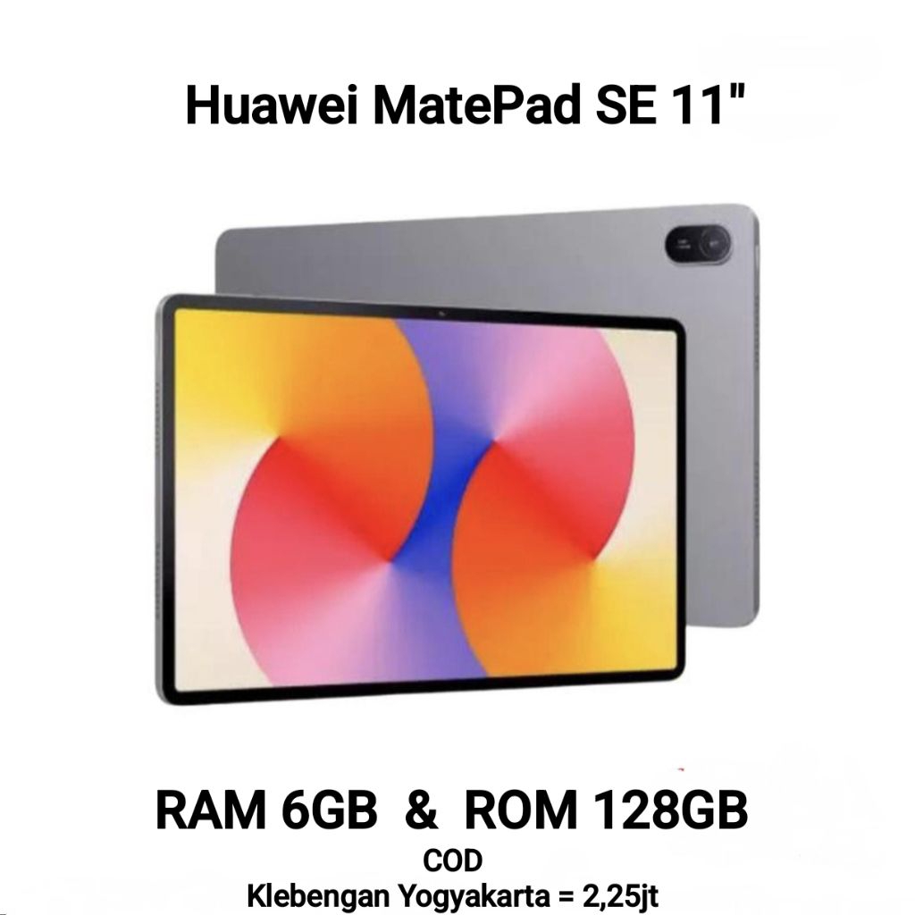 Huawei MatePad SE 11" RAM 6 GB & ROM 128 GB Garansi Resmi