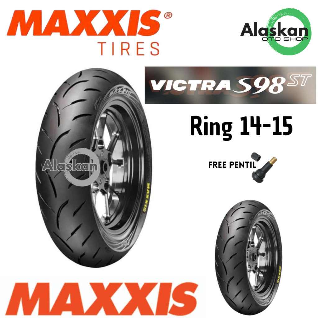 BAN MAXXIS VICTRA S98-ST TUBELESS ( 70/90-14 / 80/90-14 90/80-14 90/90-14 100/90-14 100/80-14 110/70