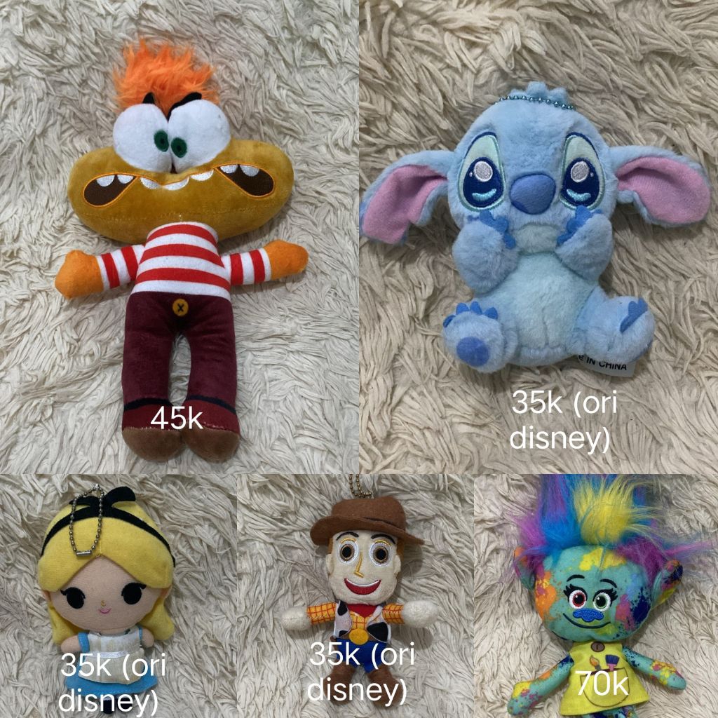 PRELOVED BONEKA & GANCI ORI DISNEY