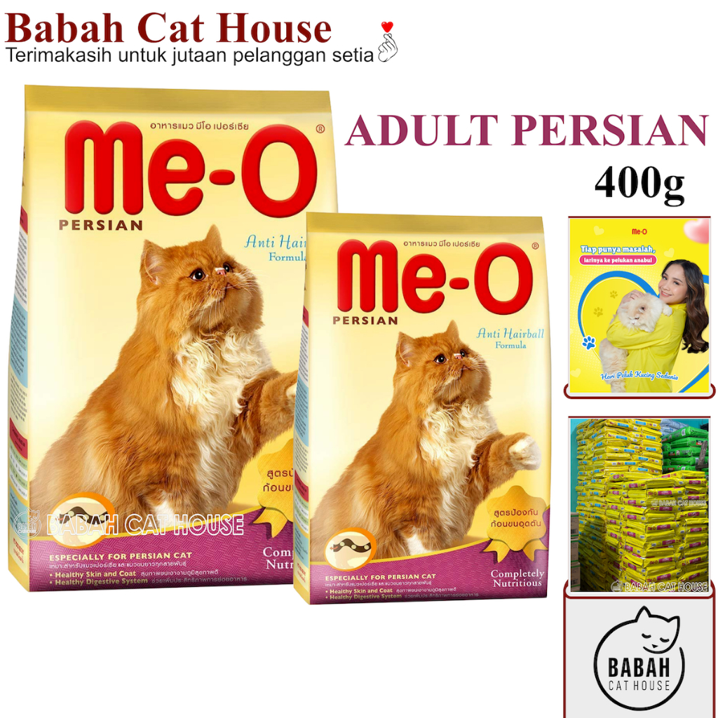 MEO PERSIAN ADULT 400gr Cat Dry Food Makanan Kucing Dewasa Kering Murah Untuk Persian Pakan Persia P