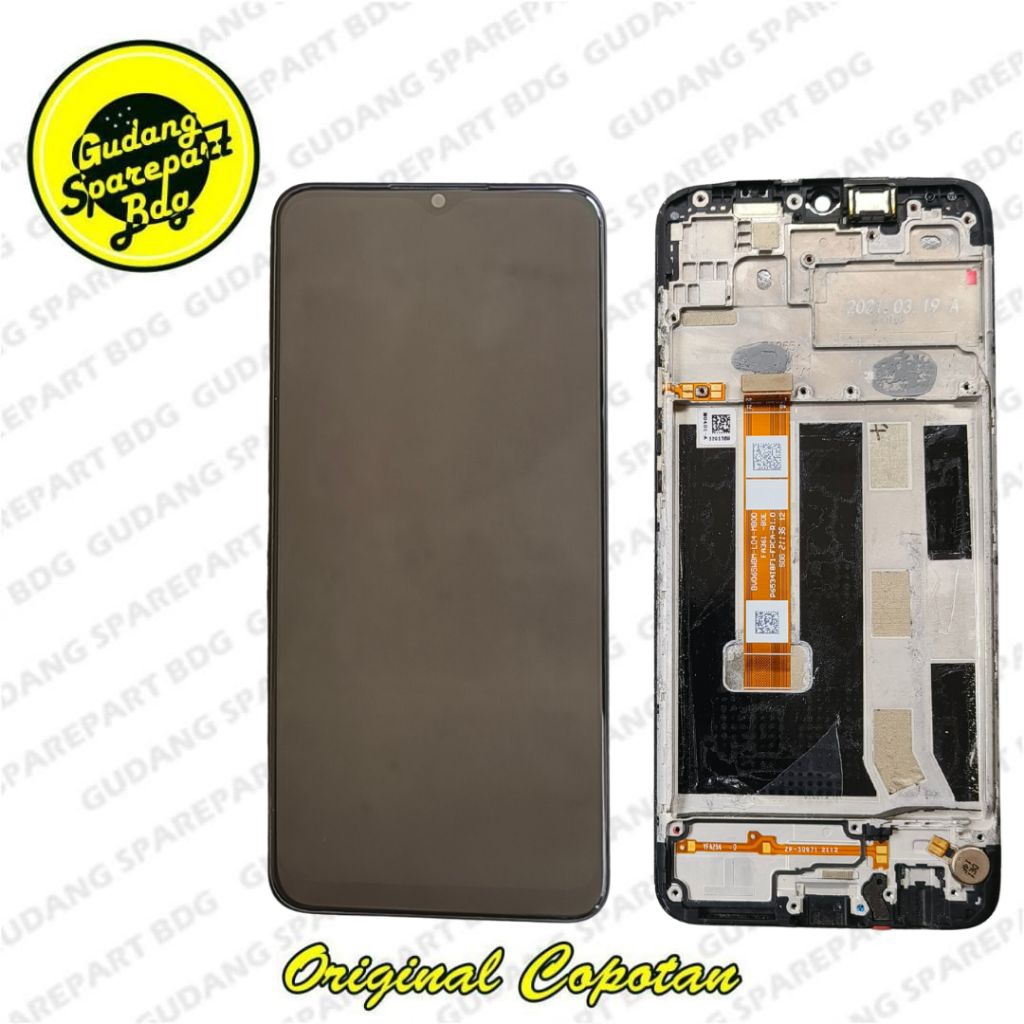 Lcd Touchscreen Oppo A15S Fullset Second Original Copotan
