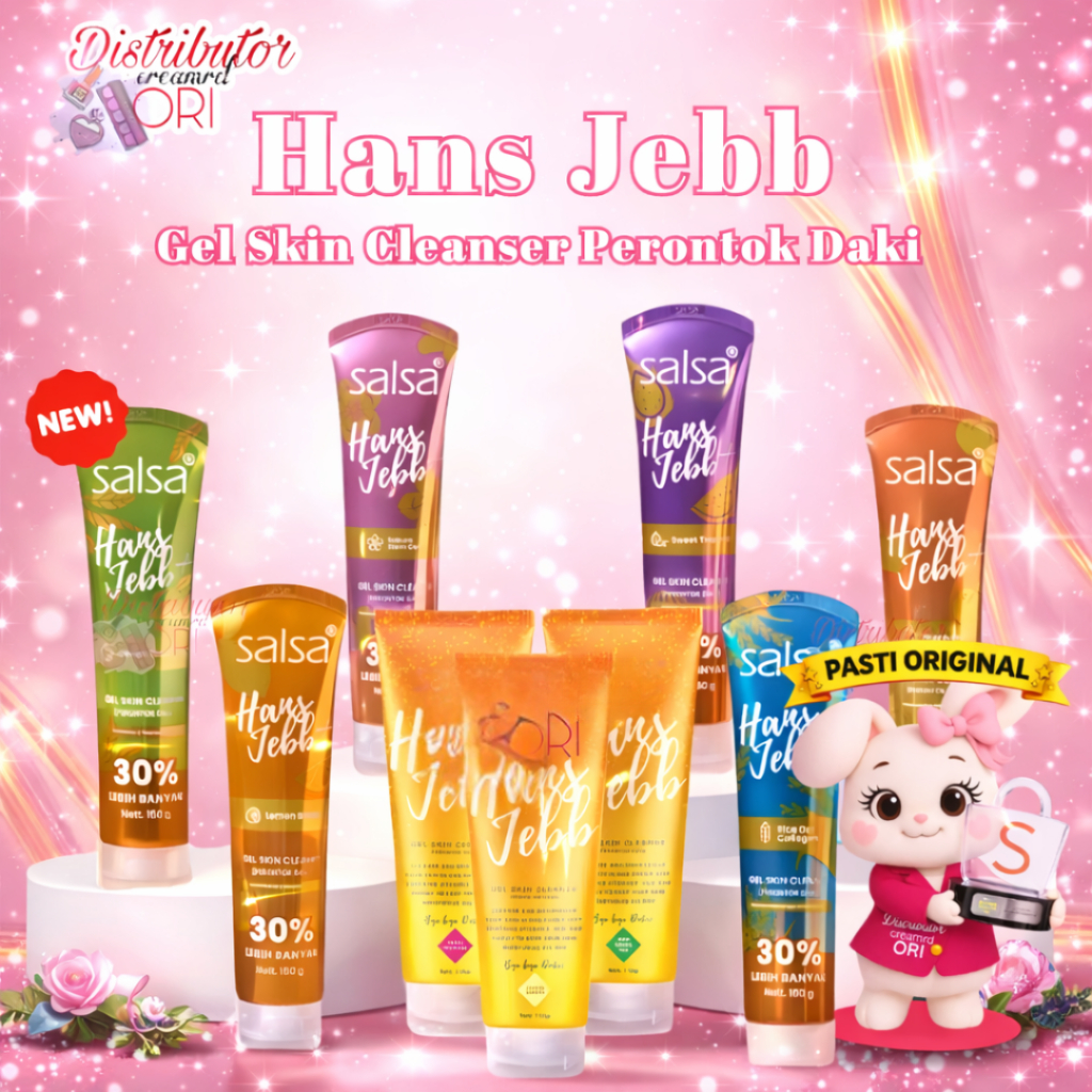 SALSA Body B.L.E.A.C.H + Hans Jebb - Agen Pencerah All in One Perontok daki dan ketiak hitam