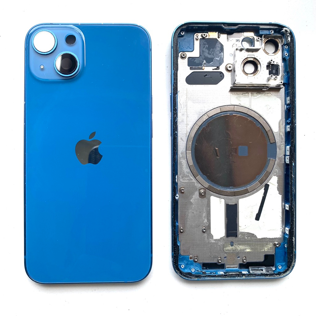 HOUSING IPHONE 13 BIRU MUDA ORIGINAL ASLI COPOTAN