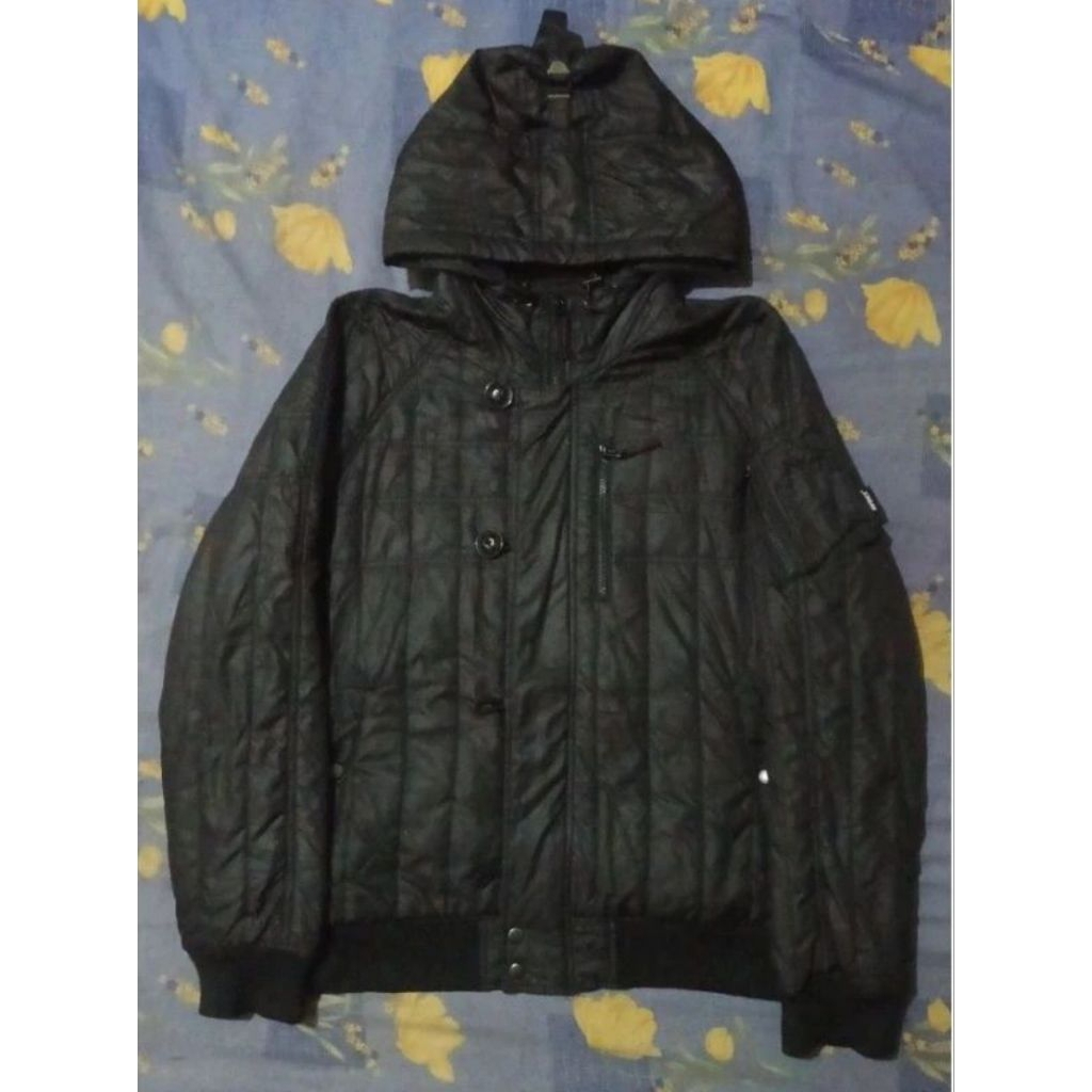 Jaket Puffer Bulang Avirex Vintage Black