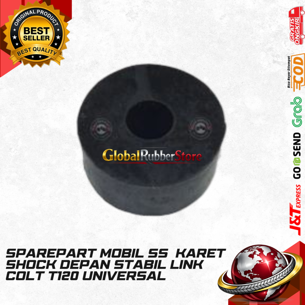 SPAREPART MOBIL SS  KARET SHOCK DEPAN STABIL LINK COLT T120 UNIVERSAL
