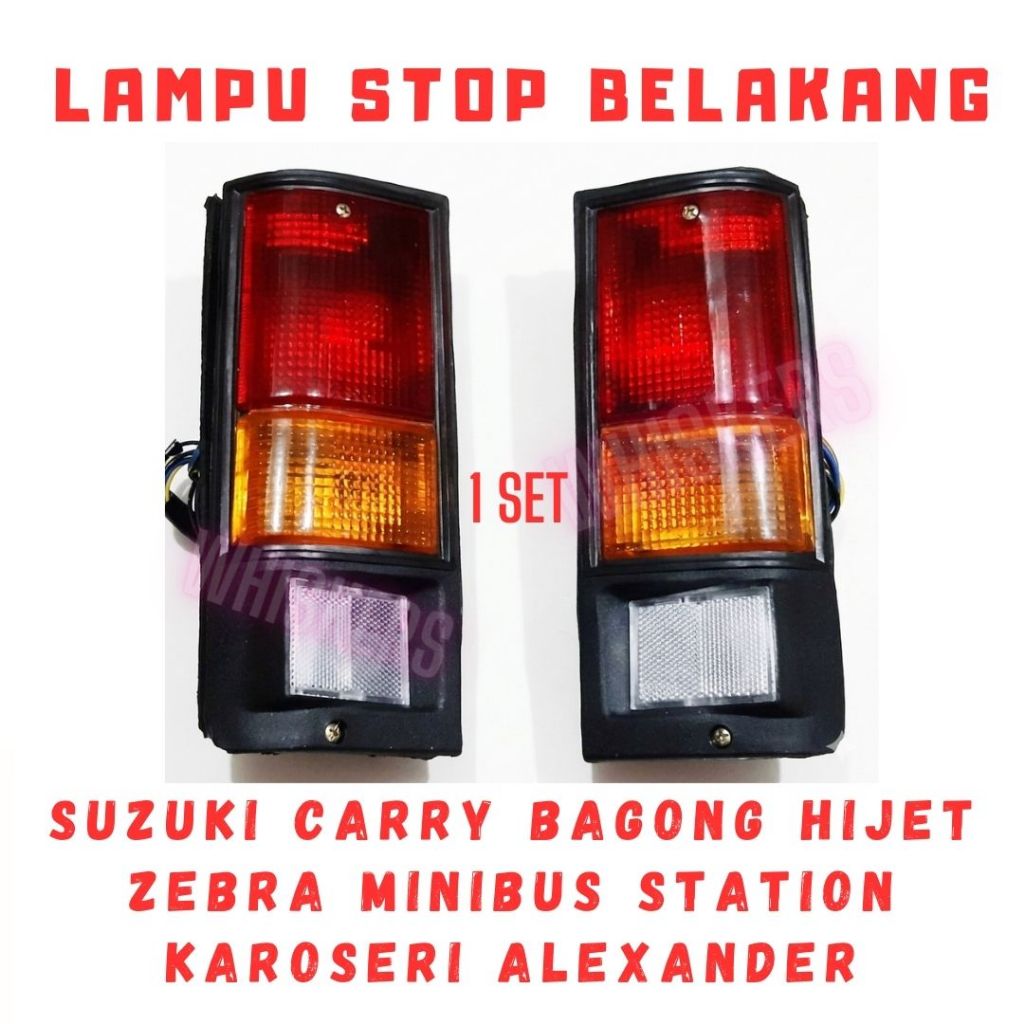 Lampu Stop Lamp Belakang Suzuki Carry Bagong Hijet Zebra Minibus Station Karoseri Alexander