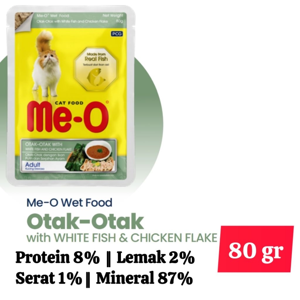 MEO pouch wet food / 80gr / meo kitten / meo cat food / makanan kucing