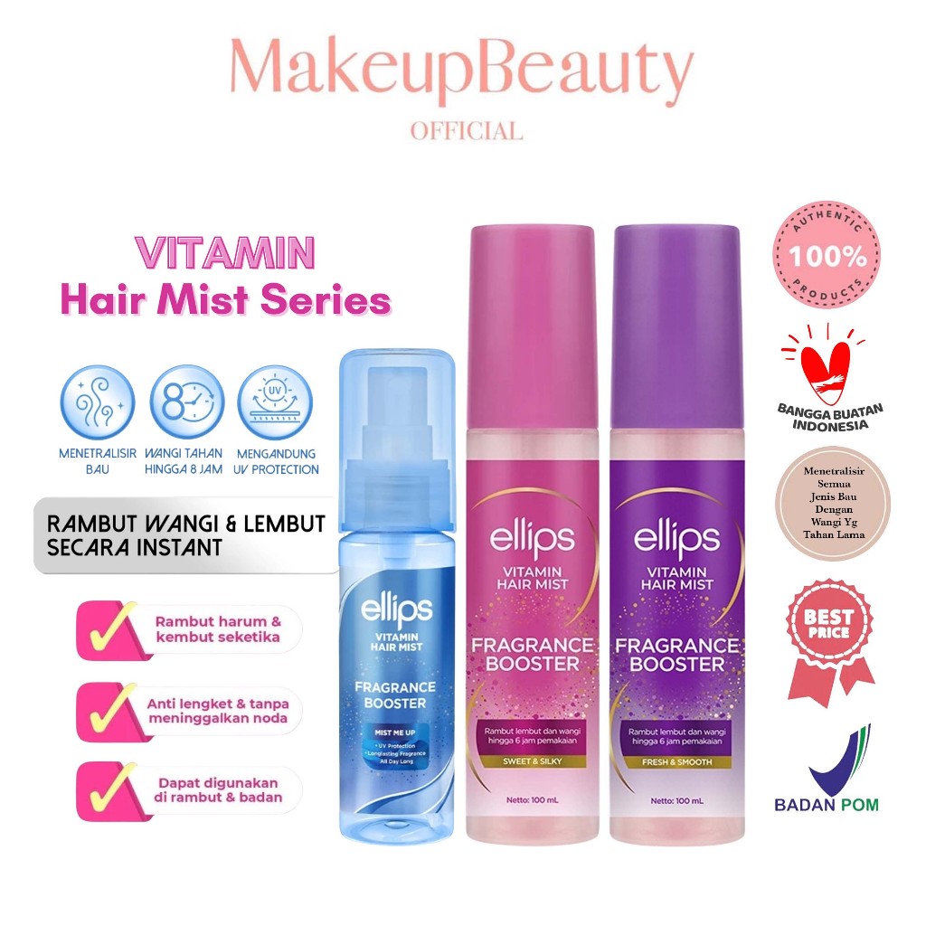 ELLIPS Vitamin Hair Mist Fragrance Booster 100ml / 50ml