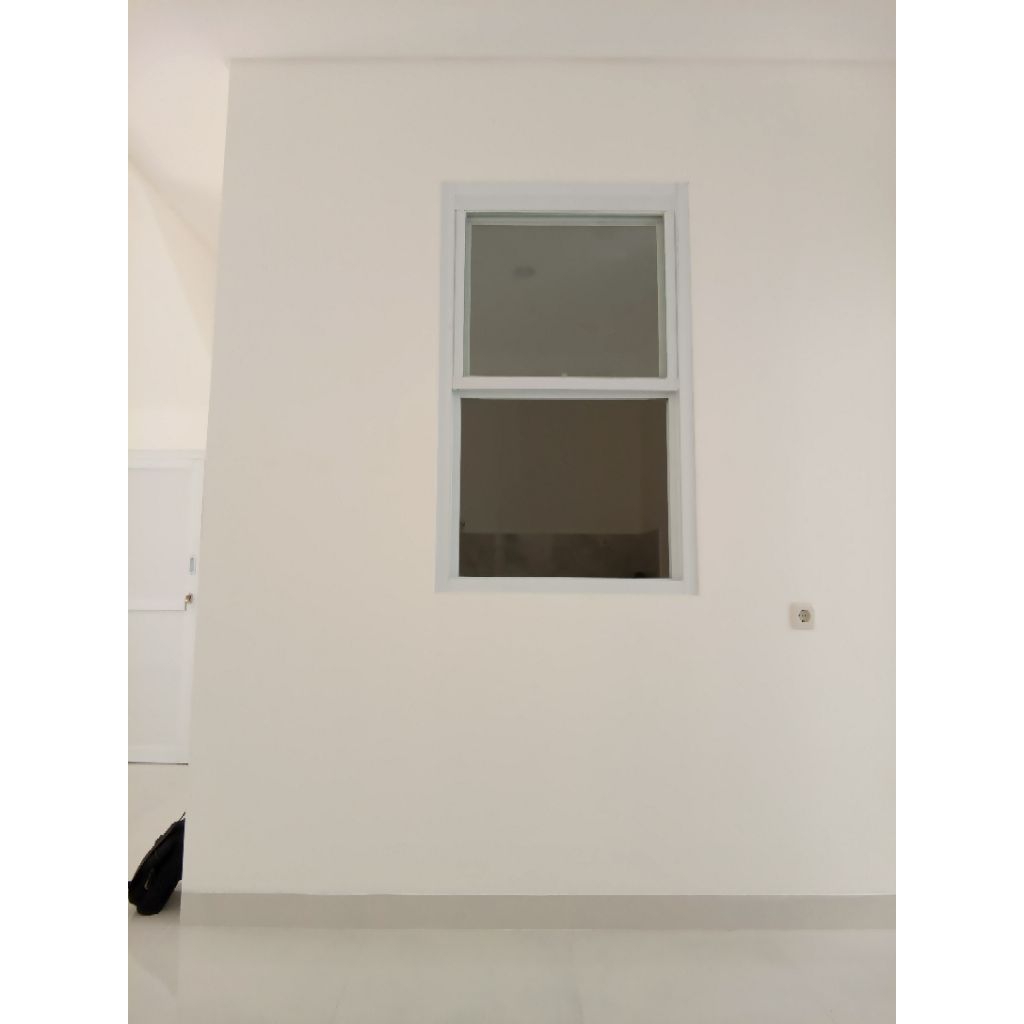 jendela sliding vertikal aluminium kusen 4inch