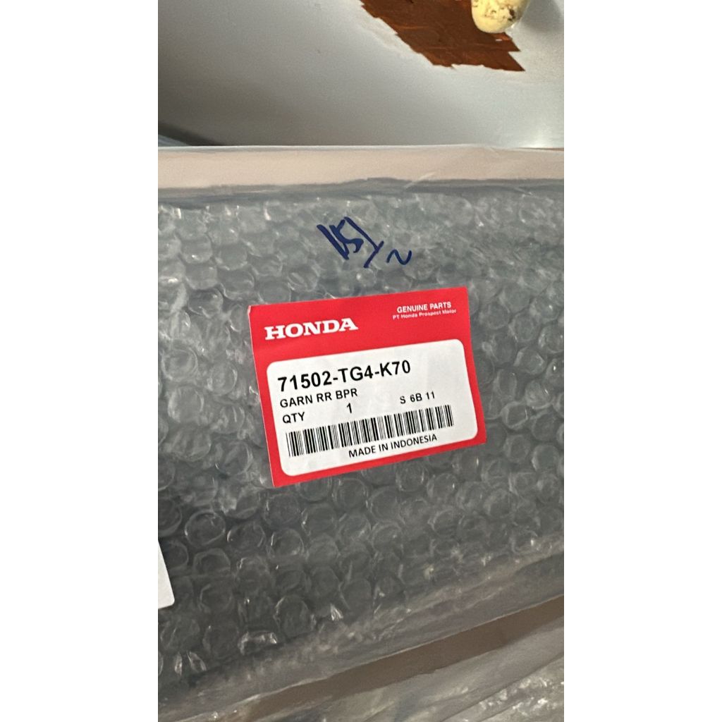 Spoiler Bumper Belakang / Diffuser Honda Brio Rs Tahun 2024 2025