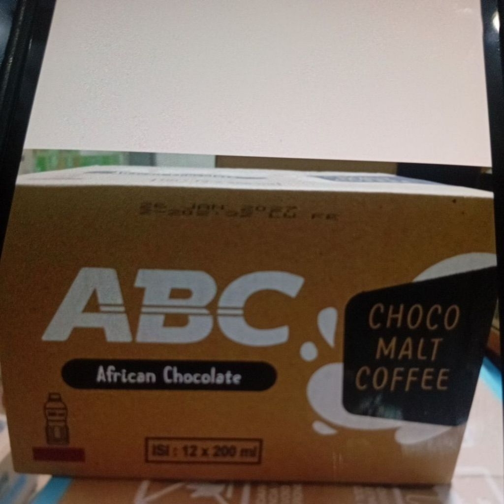 Kopi ABC susu Botol 1 dus isi 12 botol 200 ml ada rasa kopi susu dan ada rasa choco malt
