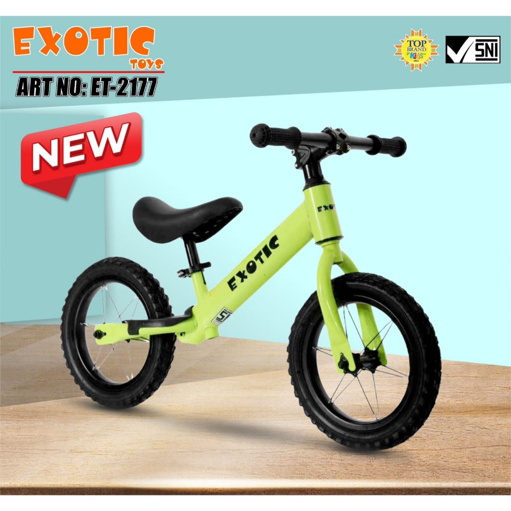Sepeda exotic balance bike exotic 2177 anak 25th sepeda keseimbangan tanpa pedal