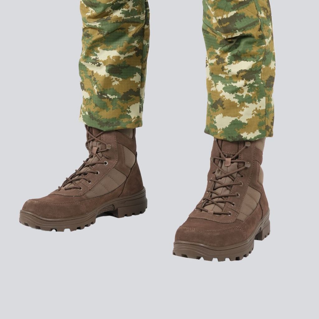 Sepatu PDL Pria Cartenz Tactical Kopassus Brown