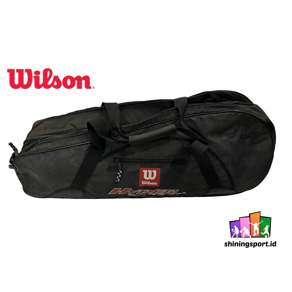 Tas Raket Tennis Wilson 2R Hyper Carbon 100% Original