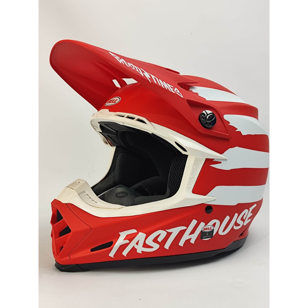 Bell Moto-9 MIPS Helmet Original Helm Motocross Trail Full Face Size L