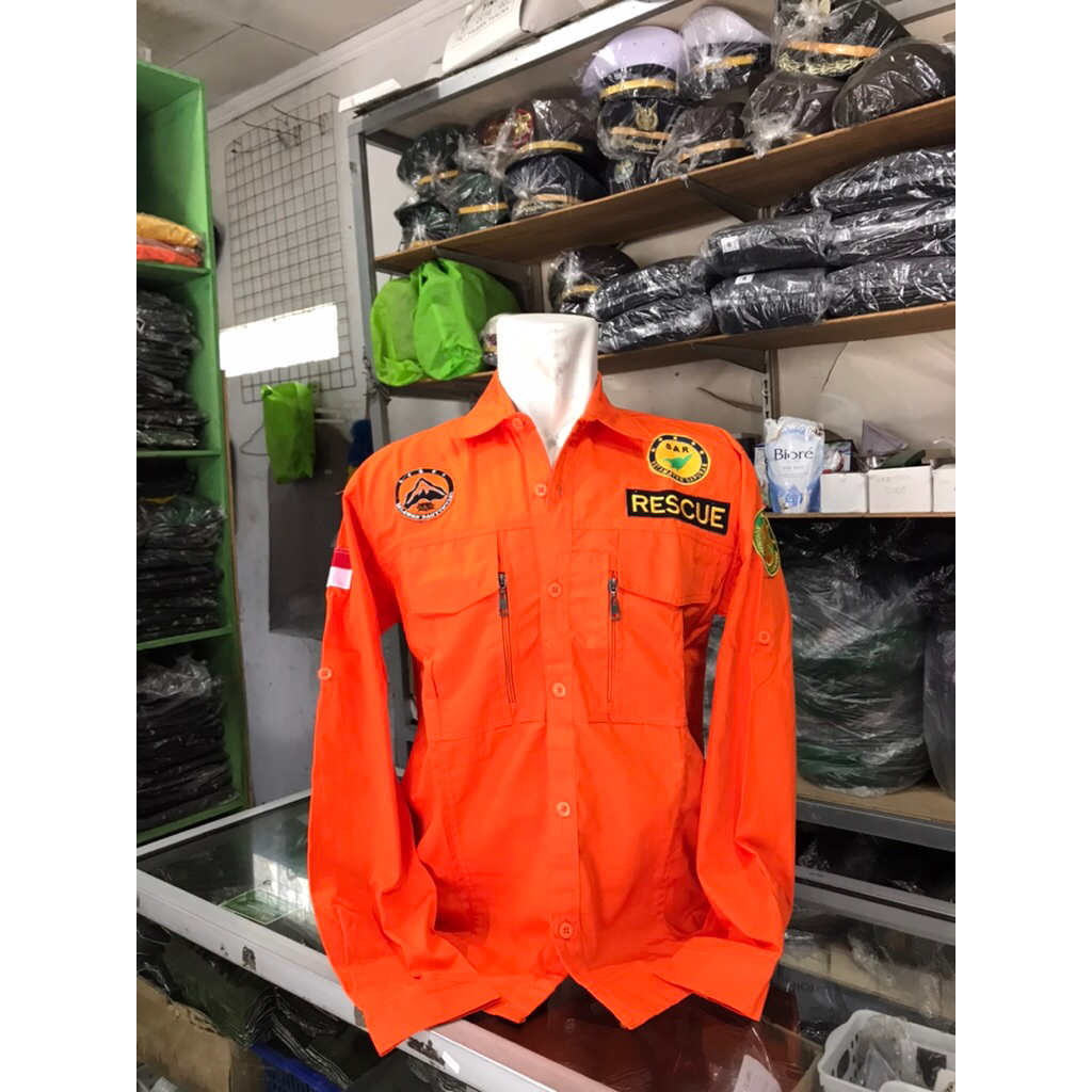 Baju W-Tac Bordir Rescue
