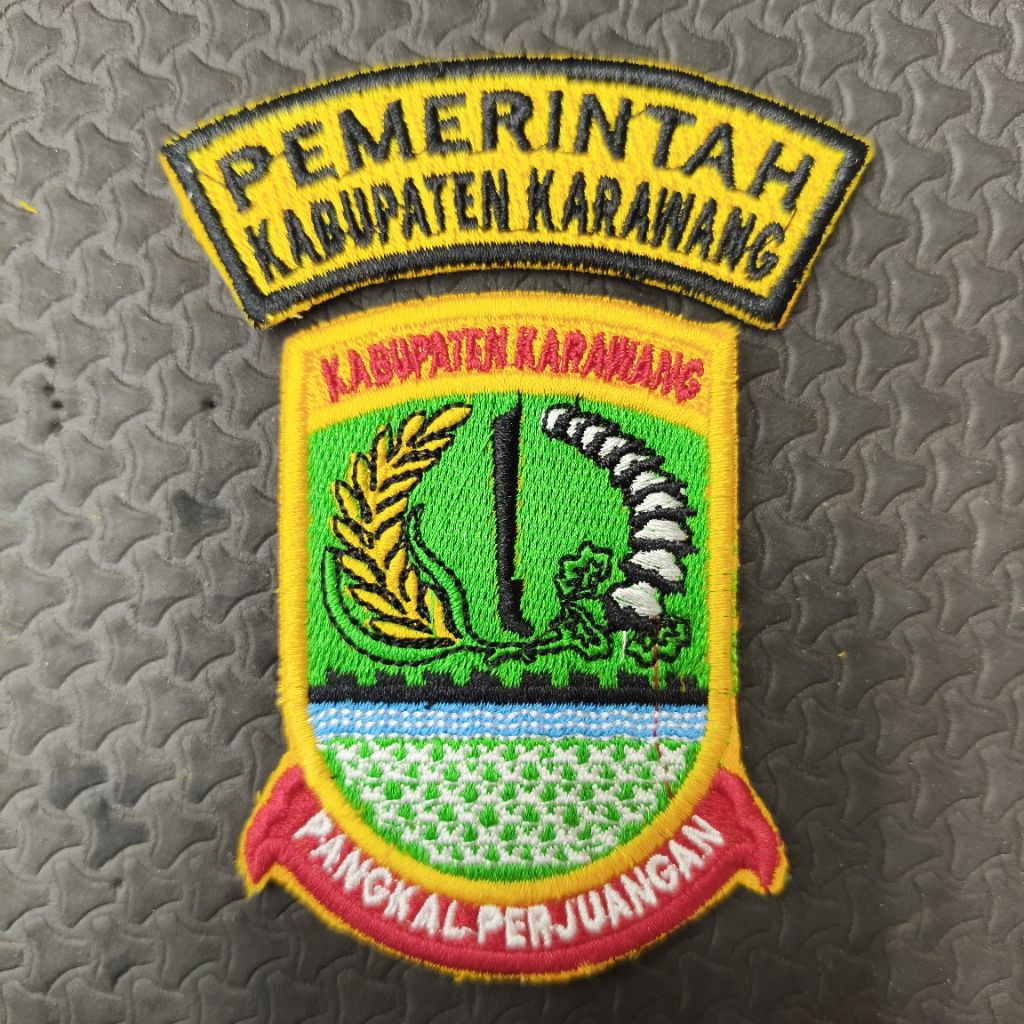 Logo bordir Kabupaten Karawang/Logo Kabupaten Karawang/Bordir Kabupaten Karawang/Bordir Logo Kabupat