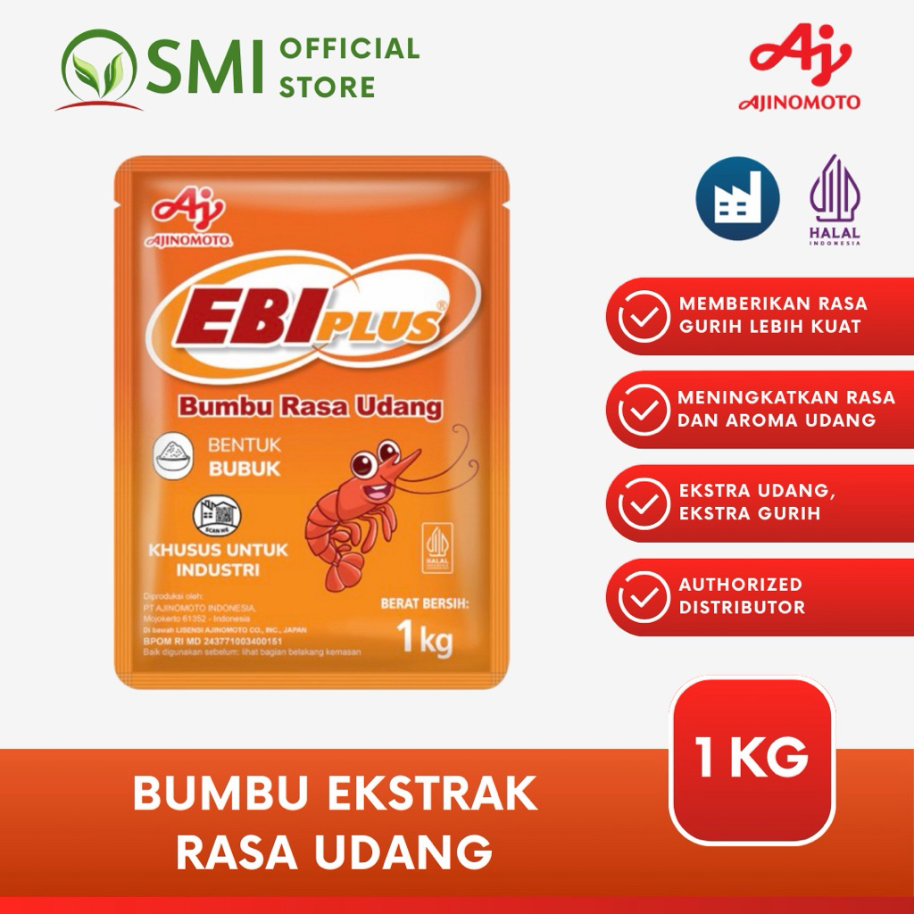 EBIPLUS 1kg (Bumbu Rasa Udang)