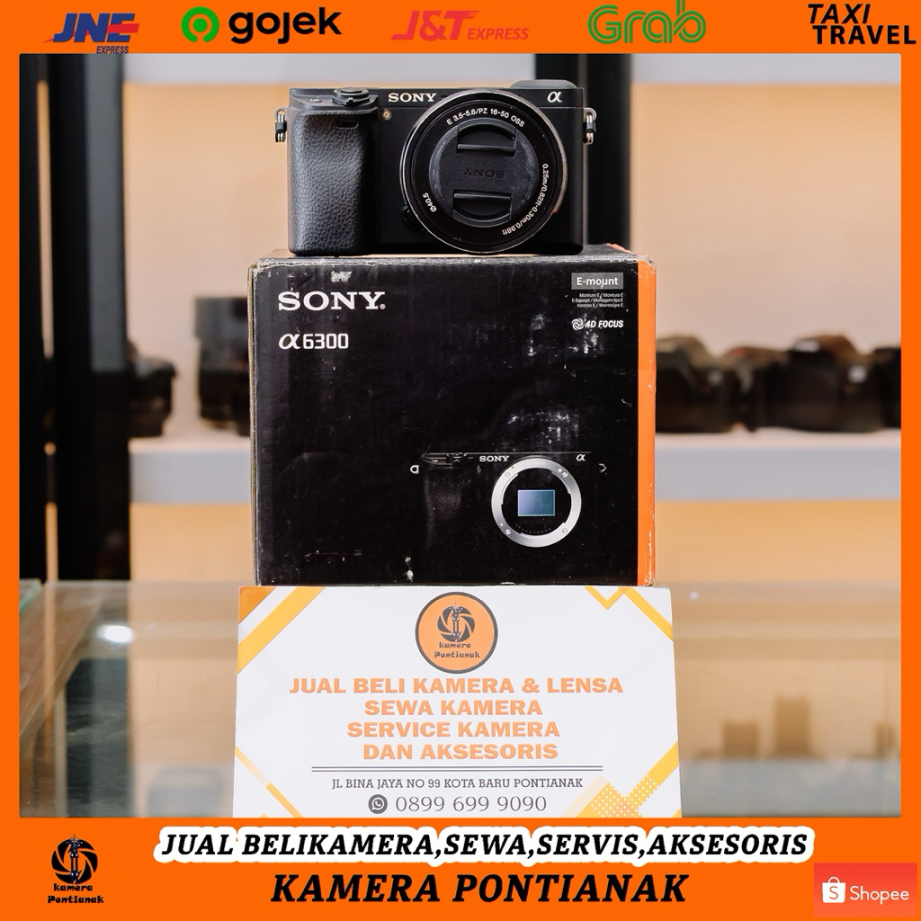 Sony a6300 + Lensa Kit