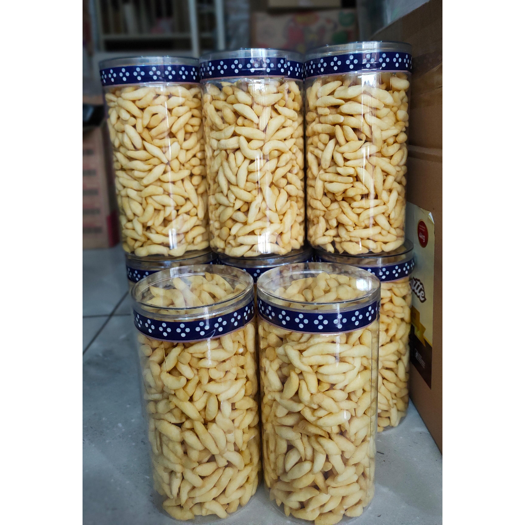 Bidaran Keju Triger Berat 250gr Kemasan Toples 1 Liter