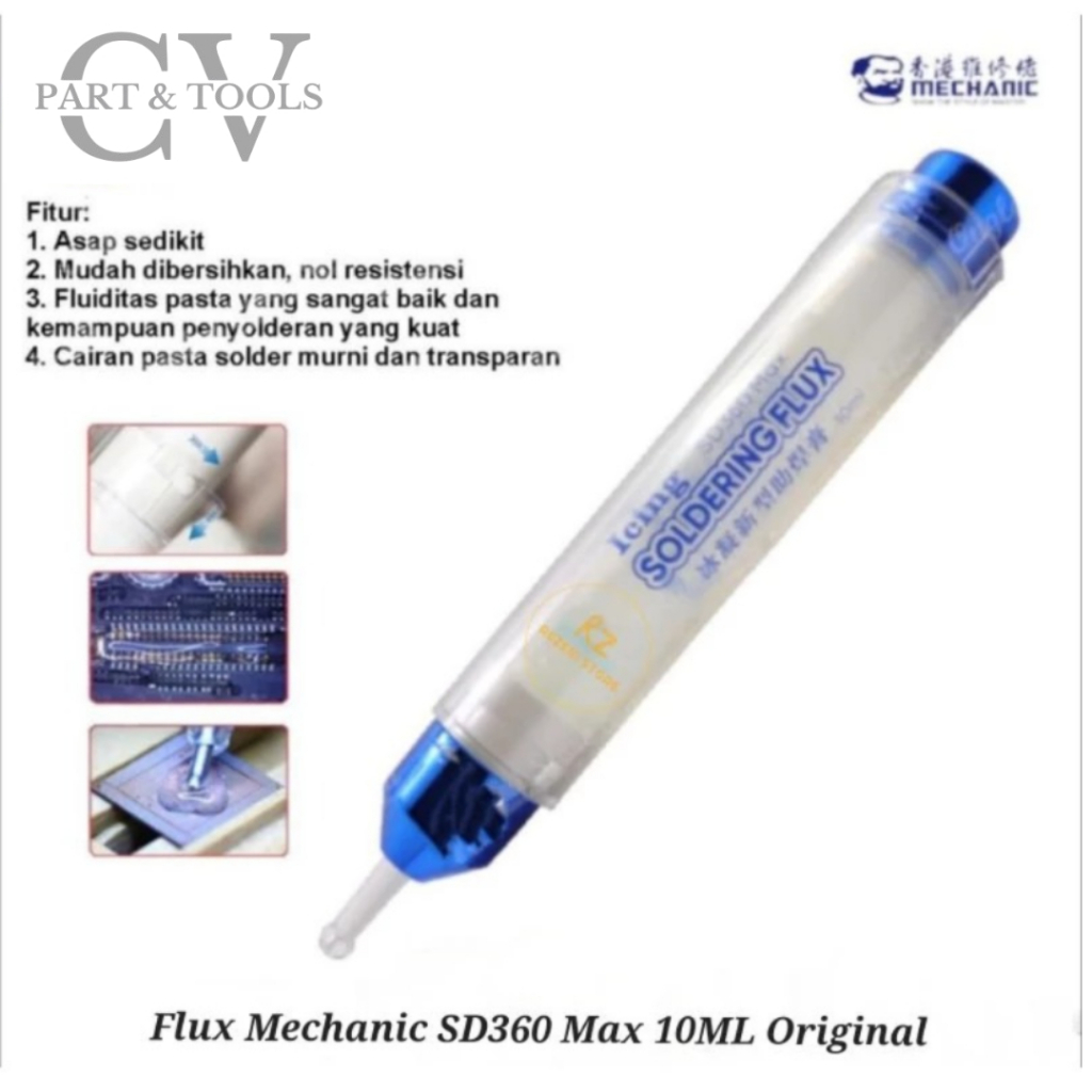 MECHANIC SD360 MAX 10 ML - ICING SOLDERING FLUX LOW SMOKE
