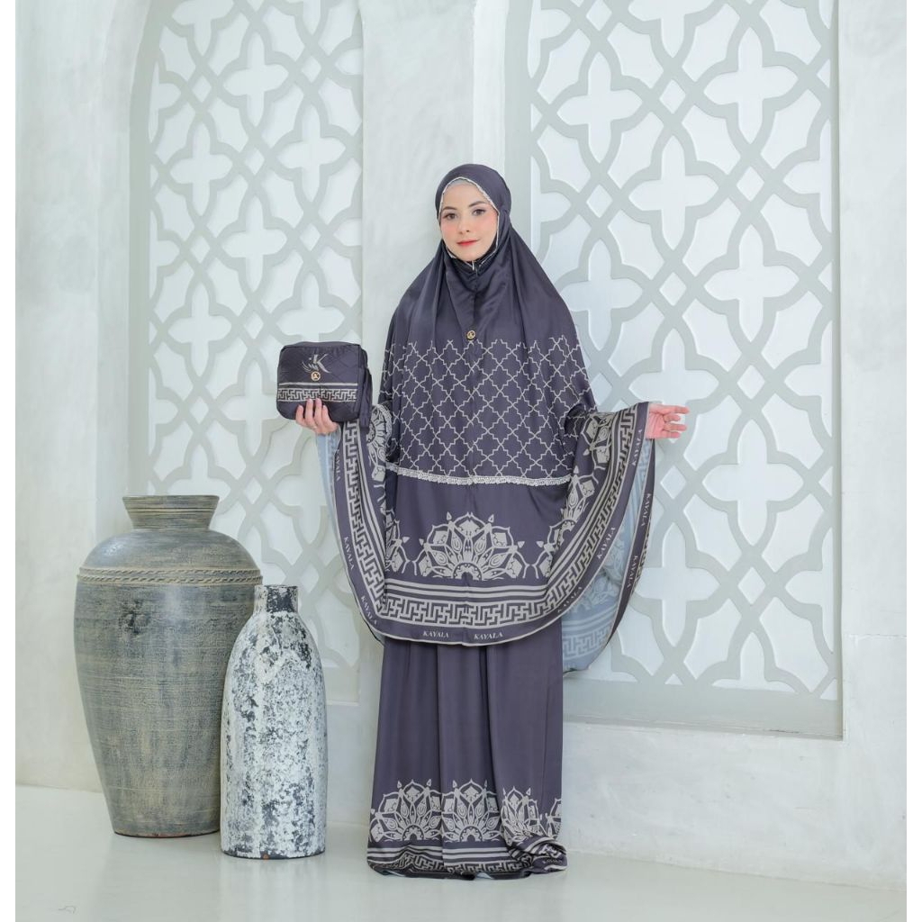 Mukena Armani silk premium printing by KAYALA OFFICIAL