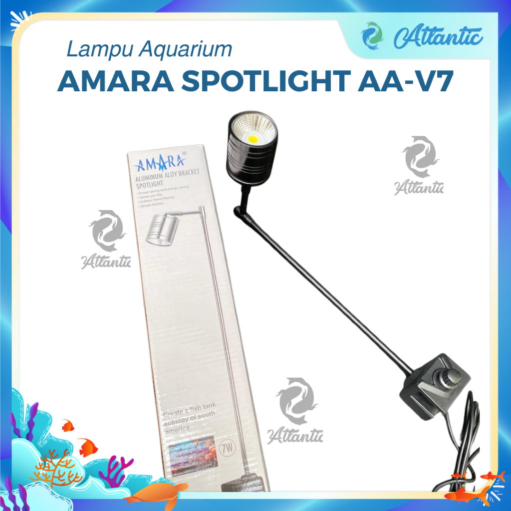 AMARA AA V7 Lampu Aquarium Spotlight Aquascape Lampu Sorot Aquascape Aquarium