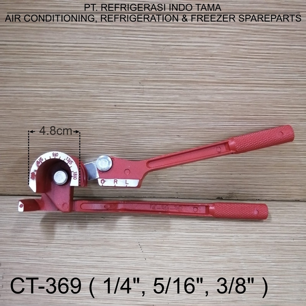 Tube Bender LT 3 IN 1 ( 1/4", 5/16", 3/8" ) CT-369 180° - Bending Pipa Tembaga