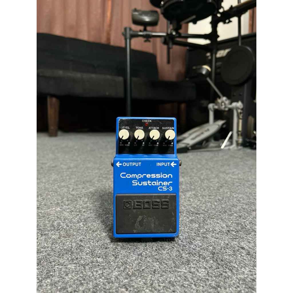 Boss Compressor Sustainer Cs3 Efek Gitar Bekas Second