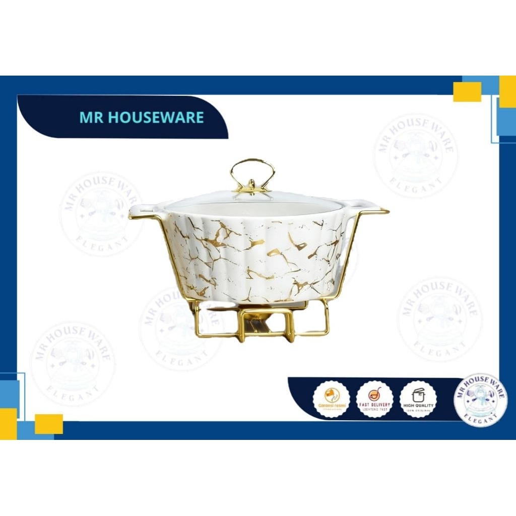 casserole marble white fiorenza mp 712c/n