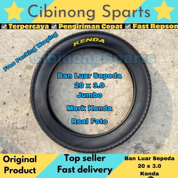 Ban Luar Sepeda BMX 20 x 3.0 / 20 x 3.00 Kenda Ban Besar Ban Jumbo New Original