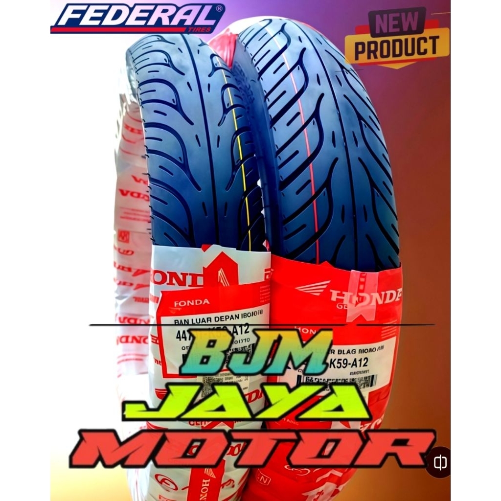 PROMO BAN FEDERAL TUBLES 80/90 90/90 14 SEPASANG