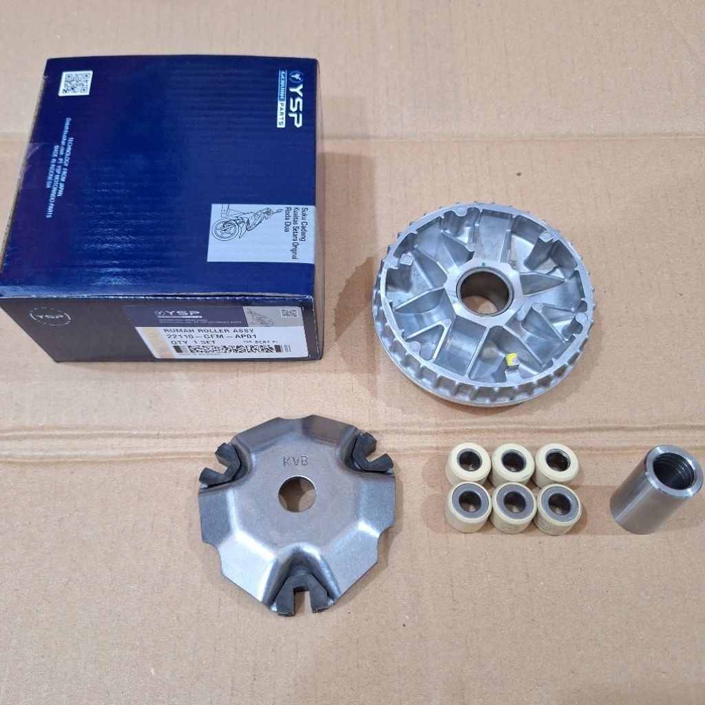 ORIGINAL YSP RUMAH ROLLER ASSY BEAT FI (2014-2020) SCOOPYESP ( 2015-2017) KODE GFM