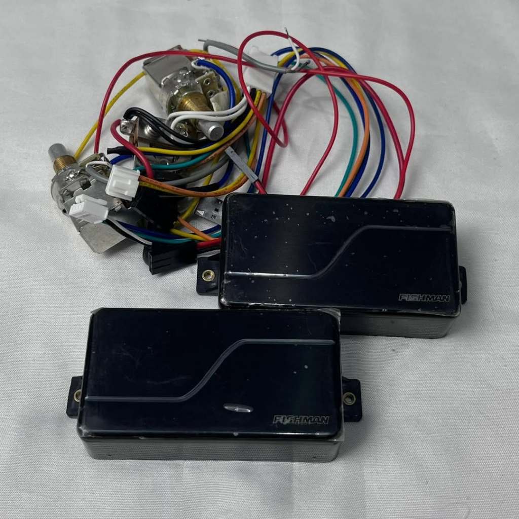 NOS Fishman Fluence Modern Active Humbucker Multi Voice Pickup Set Black n fender seymour duncan dim