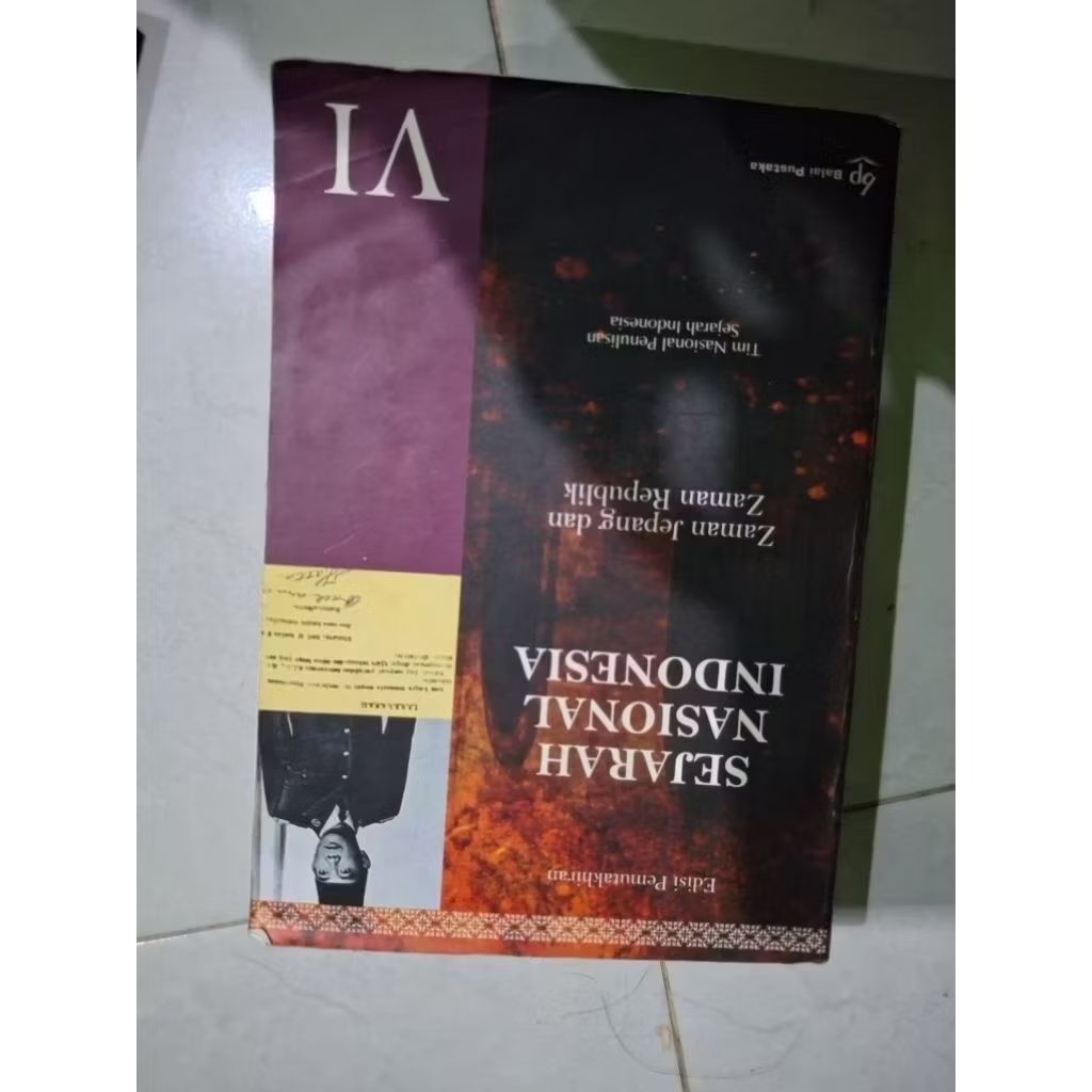preloved buku sejarah nasional indonesia jilid 6