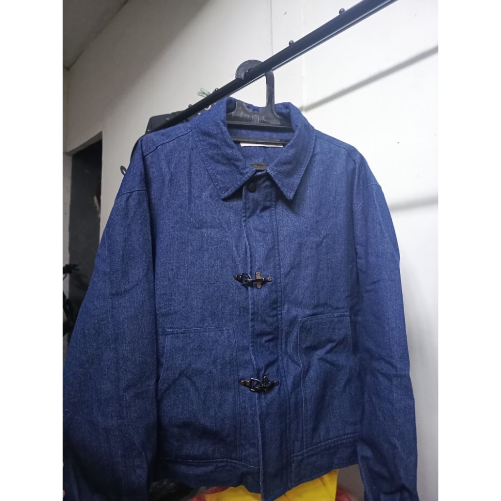 Preloved Fireman Clasp Denim Jaket Jacket Daniels atlr