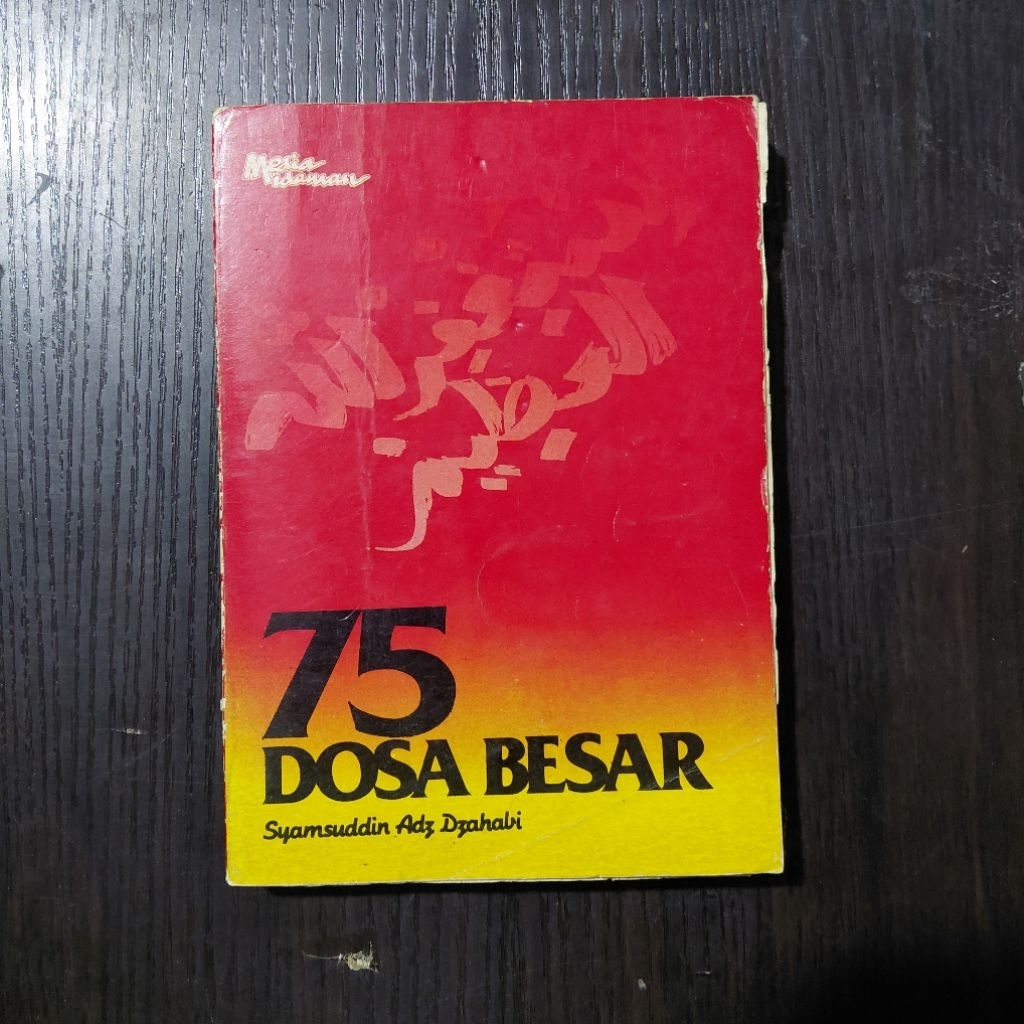 Buku 75 Dosa Besar – Syamsuddin Adz-Dzahabi