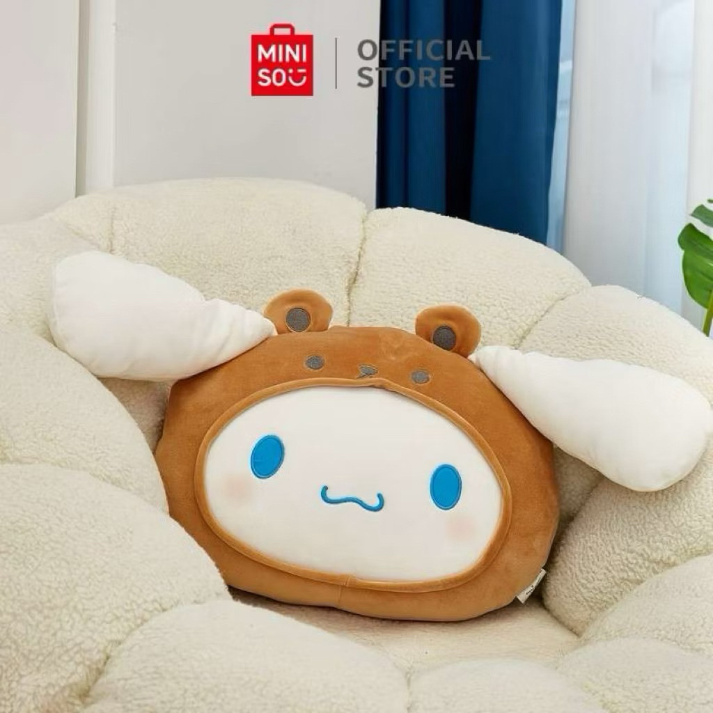 Miniso Sanrio Characters Head Shape Pillow / bantal boneka