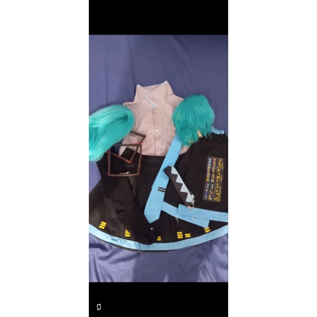 fullset Hatsune Miku, free headset buatan