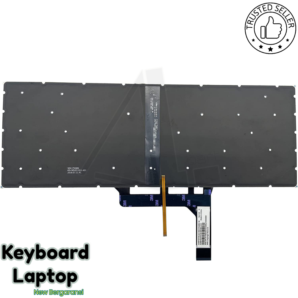 Laptop Keyboard MSI 14 A10RAS MSI MS-14B3 Keyboard Laptop , BACKLIGHT , NEW BERGARANSI (HANYA JABODE
