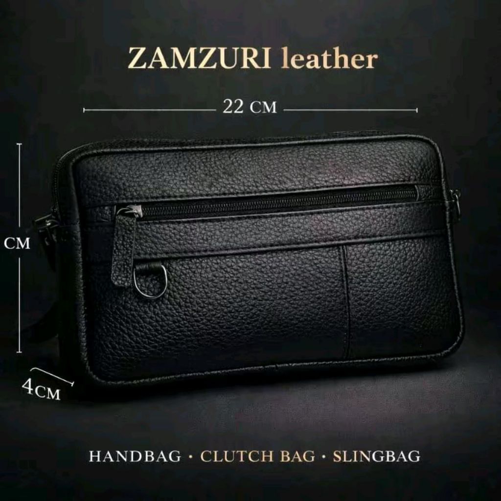 Hand Bag Kulit Asli-Pria-Garut