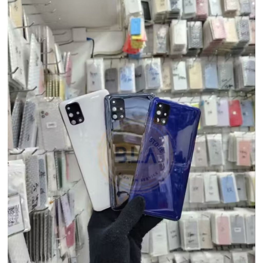 HOUSING BACK CASING FULLSET BACKDOOR + BEZEL SAMSUNG M51 M515F