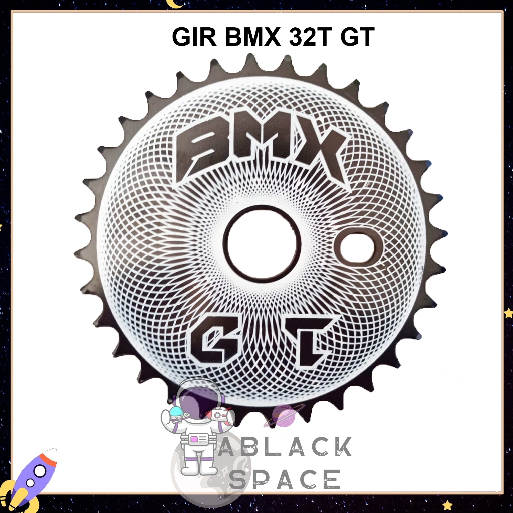 Gir Sepeda Depan BMX GT 32T Hitam