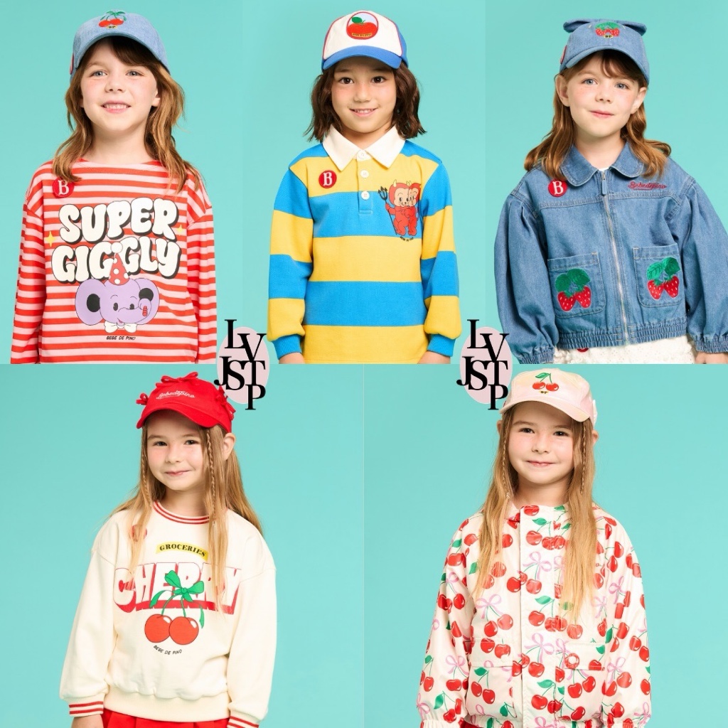 BEBEDEPINO 26SS Kids Ball Cap | Topi Anak Korea