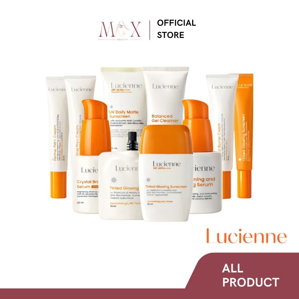 LUCIENNE - Tinted Glowing Sunscreen | Brightening and Glowing Serum | Retinol Lucienne All Product