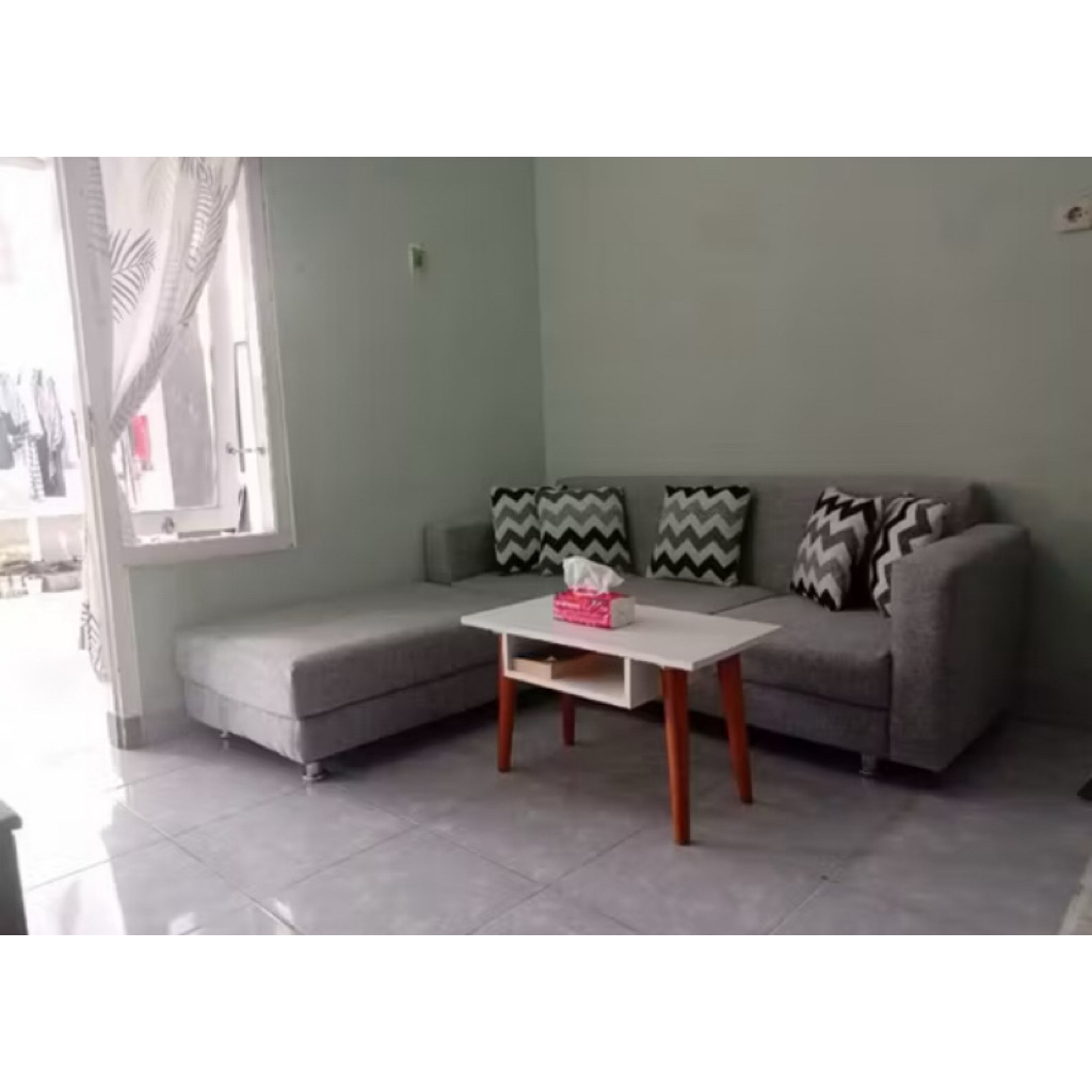 Sofa Set L Meja Kursi bulat Busa