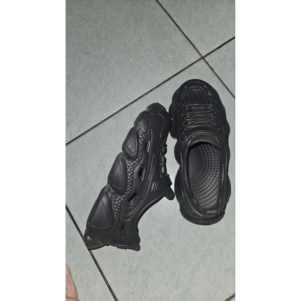 [NEW] Sandal Pria Wanita Olahraga Unisex Casual Black UK 37/38