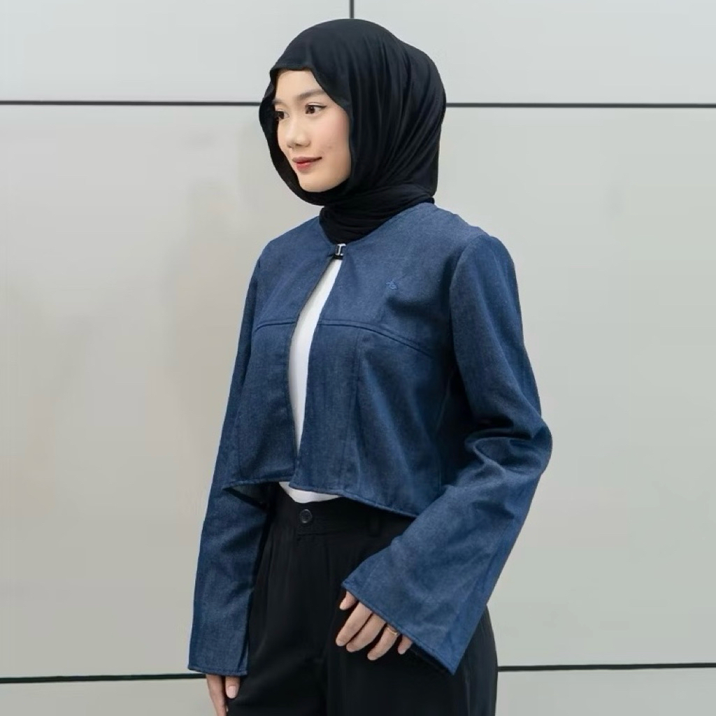 outer crop denim (HL OUTFIT)