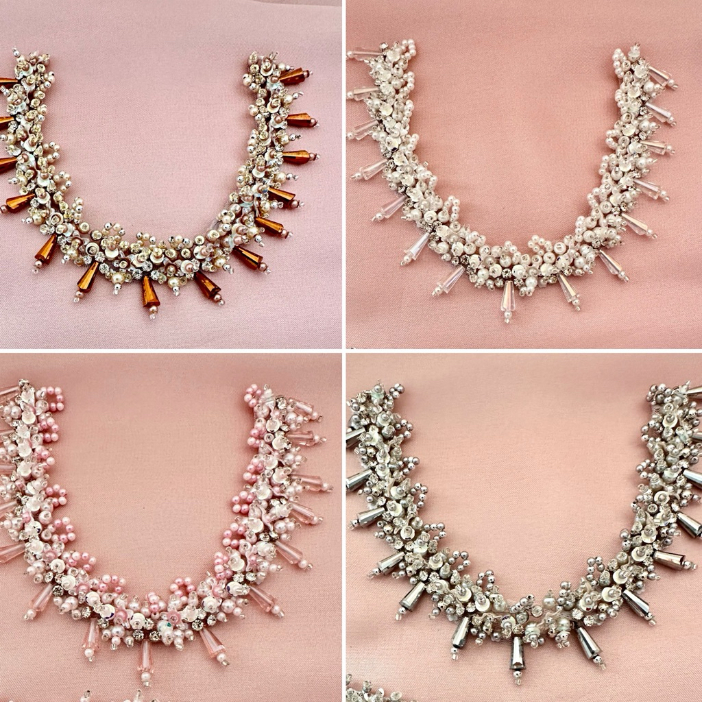 PAYET LEHER RAYA TIARA NECK / PAYET RANGKAI / PAYET PREMIUM / PAYET KEBAYA / PAYET BAJU PESTA / PAYE